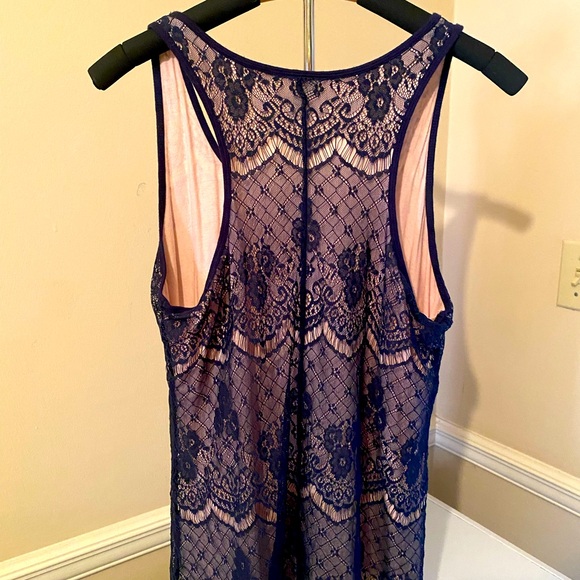 Maurice’s Navy Lace Racerbank Tank - Picture 2 of 3